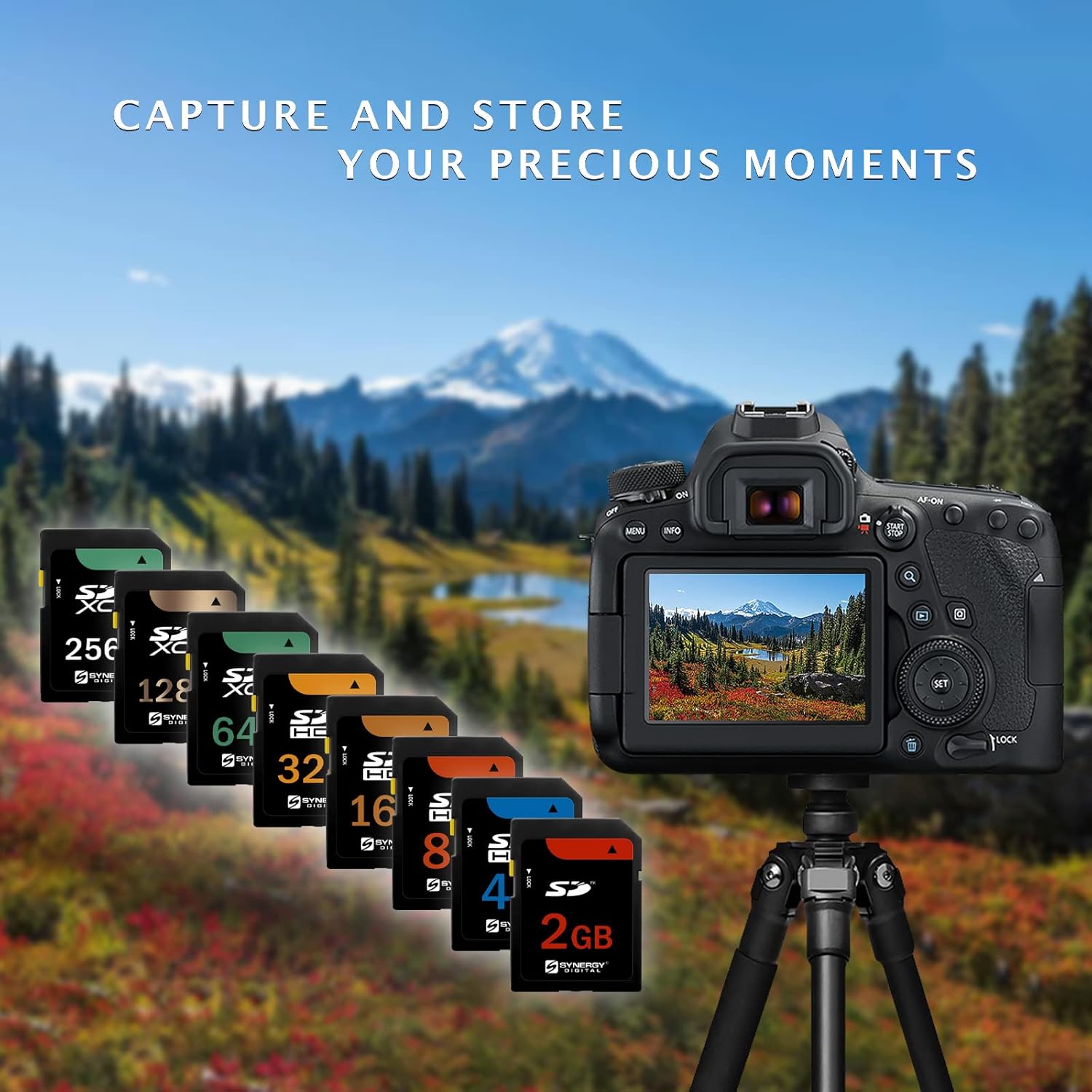 Synergy – Tarjeta de memoria digital para videocámara, funciona con DJI Osmo Pocket Gimbal Videocámara, 128 GB Secure Digital (SDXC) Clase 10