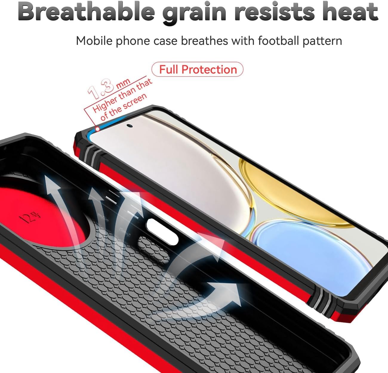 Funda para Honor X9 4GHonor Magic4 Lite Any-LX1 con protector de pantalla de vidrio templado y cubierta para cámara deslizante, anillo magnético