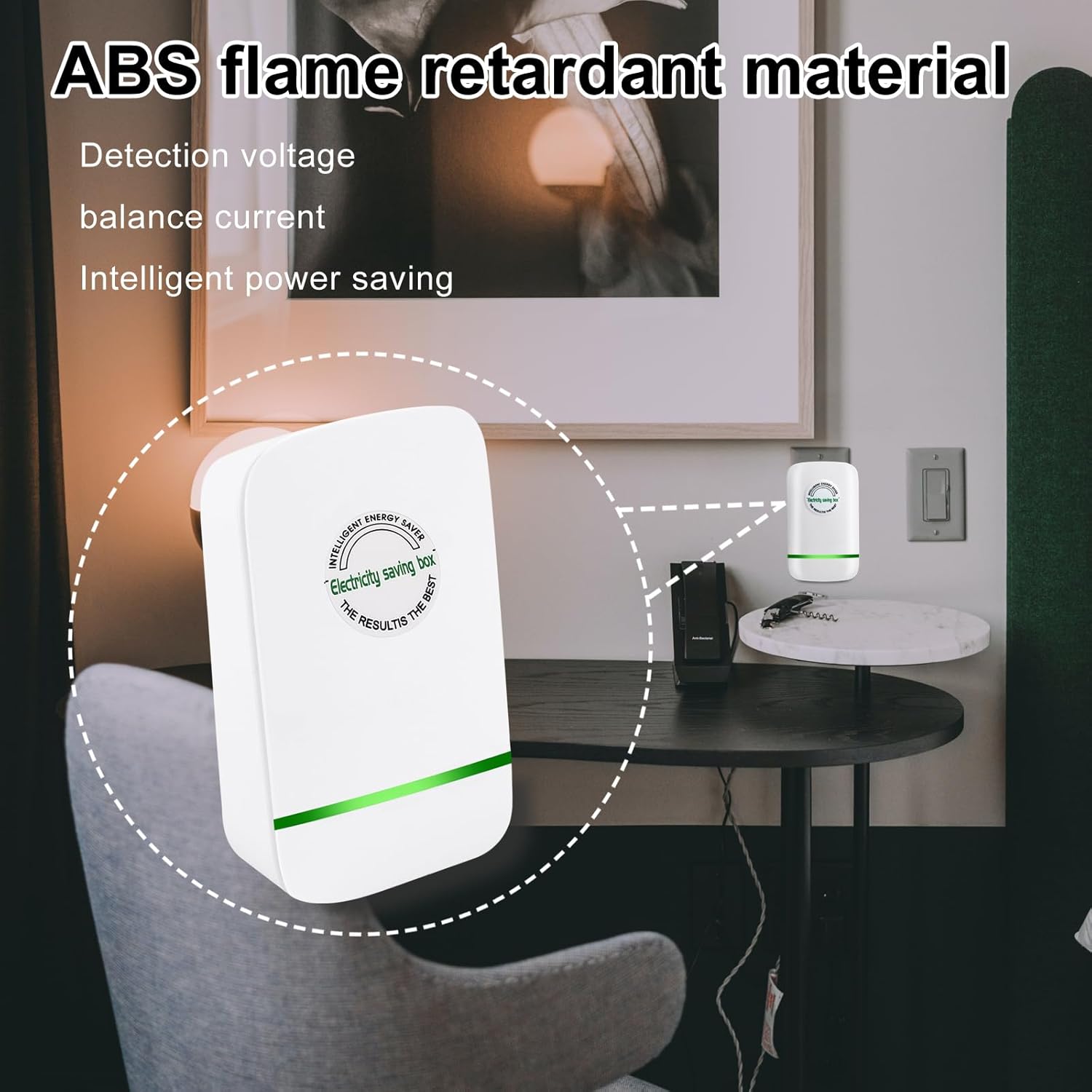Pro Power Saver – Caja de ahorro de energía para ahorro de energía eléctrica Enchufe de EE. UU. 90V-250V 30KW (paquete de 4)