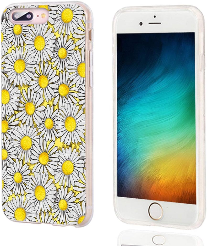 AKORAVO – Funda para iPhone 8 Plus, iPhone 7 Plus para mujeres, hombres y niñas, funda protectora de TPU suave a prueba de golpes, antiarañazos,