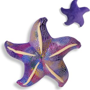 Juguete de peluche de estrella de mar, animales marinos, animales marinos, linda decoración de habitación de playa y océano costero (morado, 7.87 Juguete de peluche de estrella de mar, animales marinos, animales marinos, linda decoración de habitación de playa y océano costero (morado, 7.87