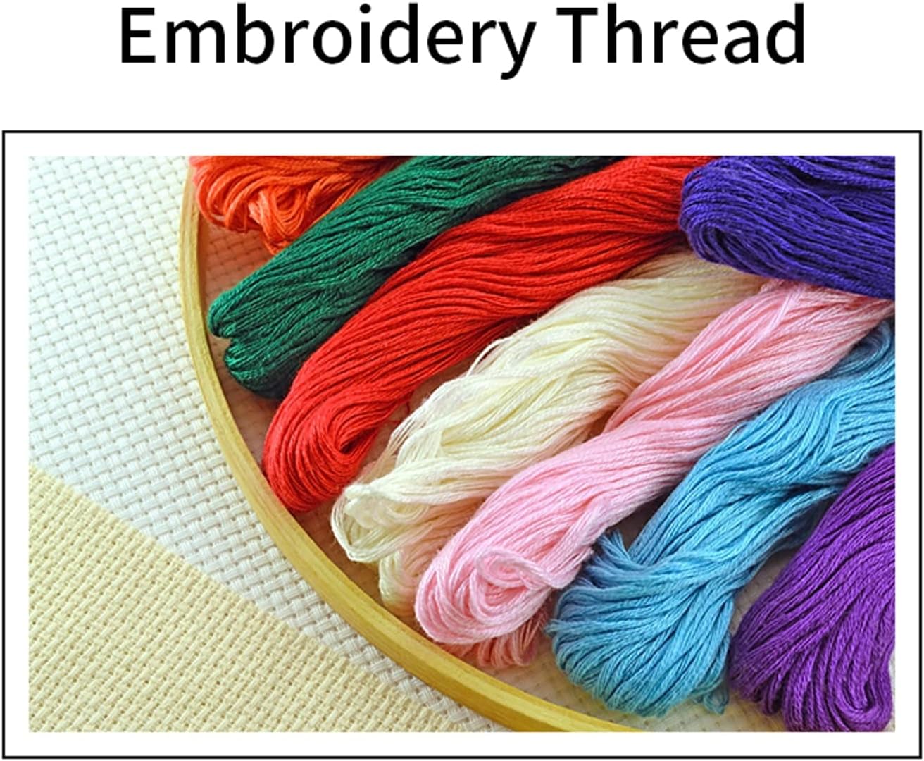 Redxing Kits de punto de cruz estampados, kit de bordado para principiantes y adultos, gama completa de patrones de bordado, kits de iniciación,