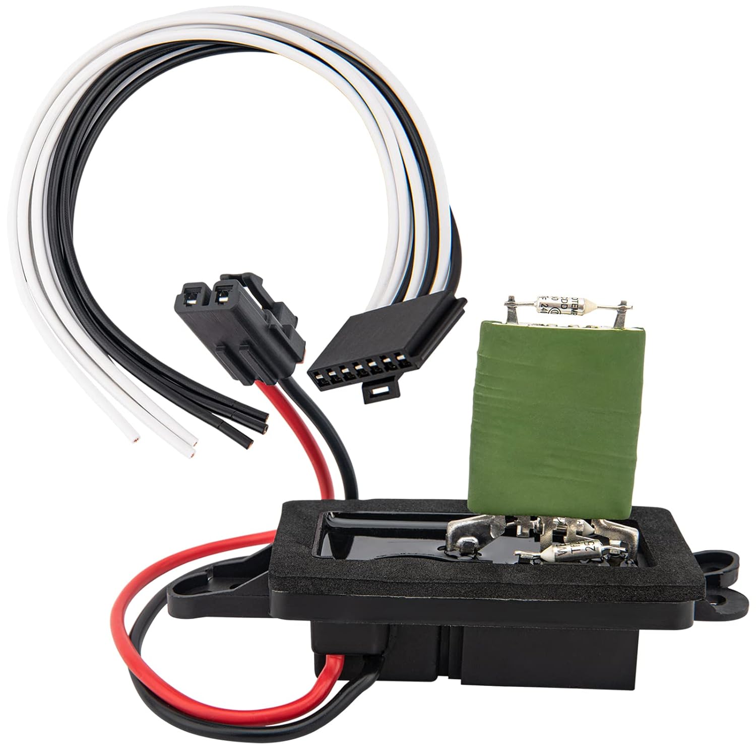 89019088 Resistencia del motor del soplador, kit de resistencia de velocidad del ventilador con arnés compatible con Chevy Silverado GMC Suburban