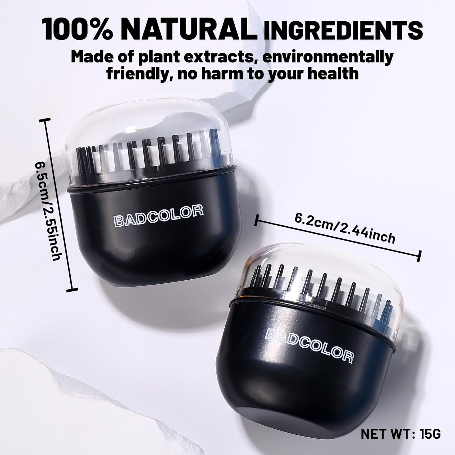 Peine temporal de tinte para cabello blanco para niñas, niños y adultos, maquillaje de tiza lavable para Halloween, Navidad, cumpleaños, festival de