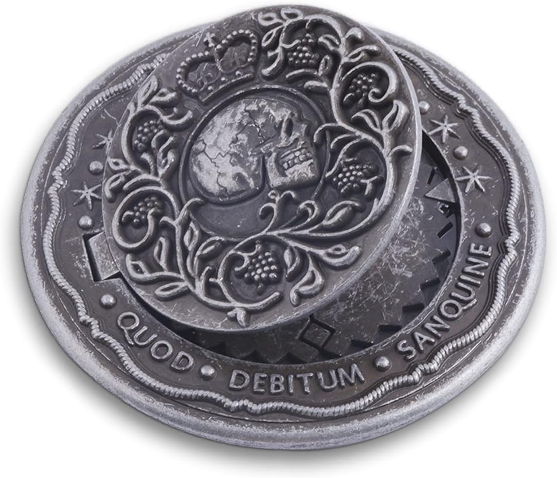 Blood Oath Marker Coin Novelty Metal Coins John Movie Props Cosplay Collecting Coin for Fans for Men Women Teen (Black Coin)