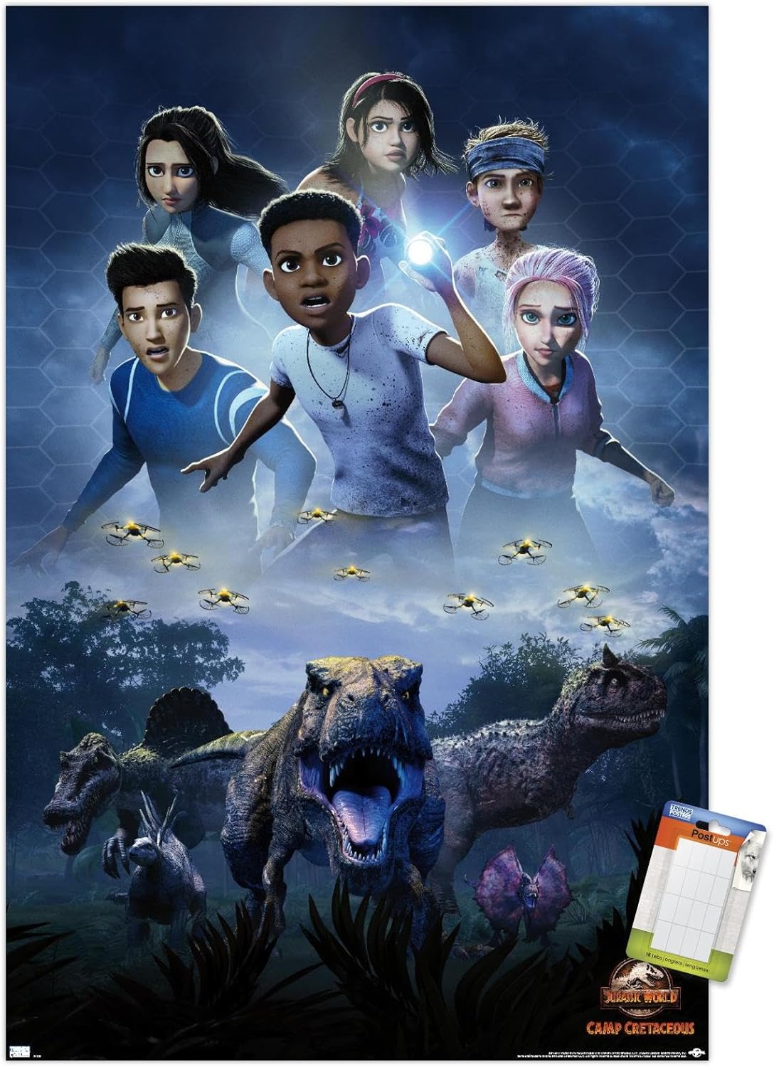 Trends International Jurassic World Camp Cretácico – Póster de pared de una hoja