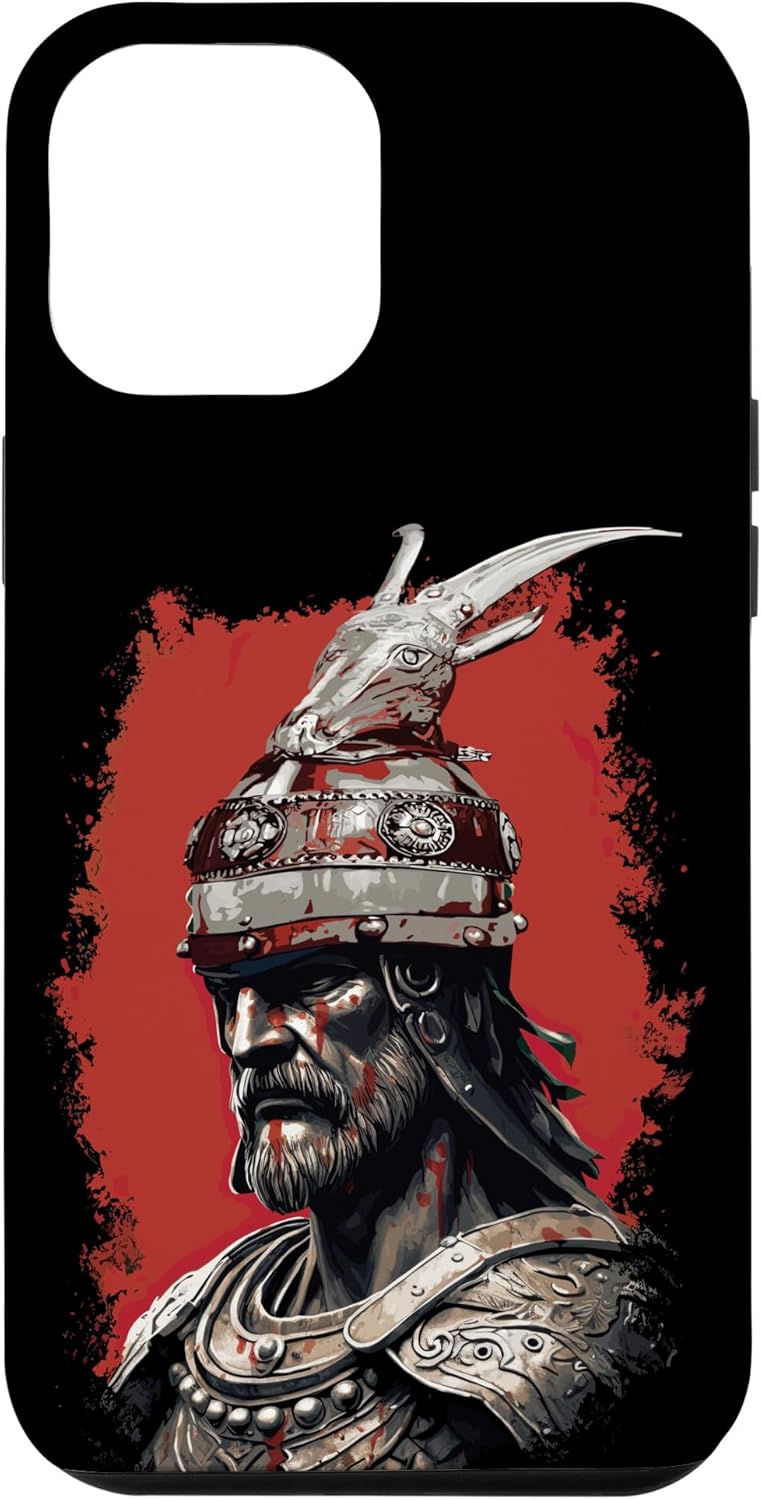 Funda para iPhone 13 Pro Max Skanderbeg Albanan National Hero Eagle Kosovo Albaner