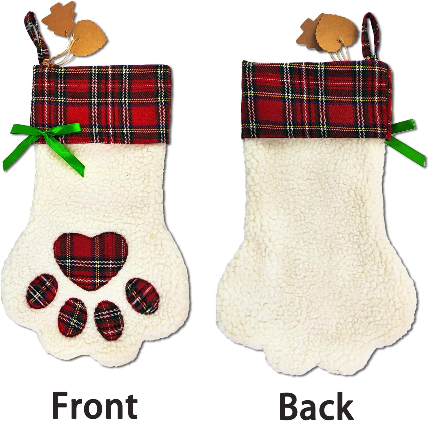 Medias de Navidad personalizadas para perros, de 18 pulgadas, grandes, con nombre 3D, muñeco de nieve, Papá Noel, ciervo, calcetín de Navidad