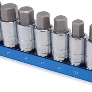 Titan 16131 Juego de llaves hexagonales métricas de 7 piezas, 12 pulgada, organizador magnético con marcas de tamaño grabadas con láser Titan 16131 Juego de llaves hexagonales métricas de 7 piezas, 12 pulgada, organizador magnético con marcas de tamaño grabadas con láser