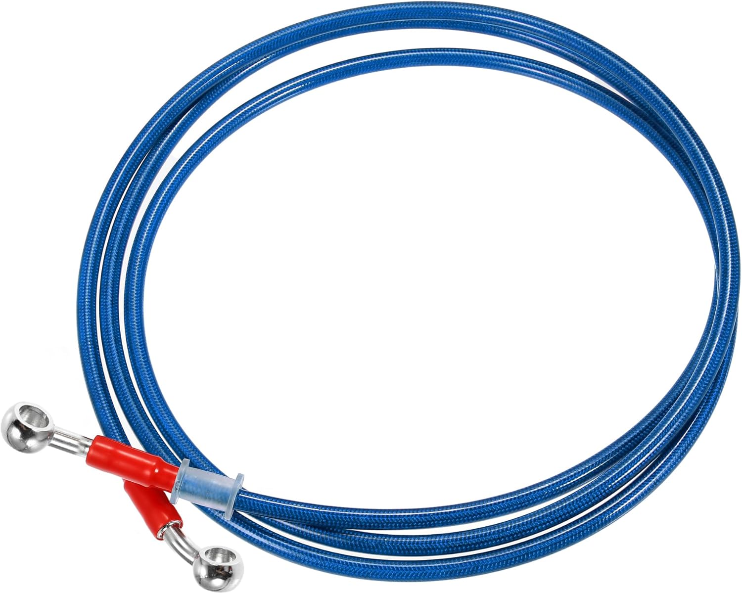 X AUTOHAUX 90.6 in 90.55″ Longitud 0.394 in ID motocicleta hidráulico freno línea aceite manguera tubo 28 0 acero inoxidable trenzado cable para ATV