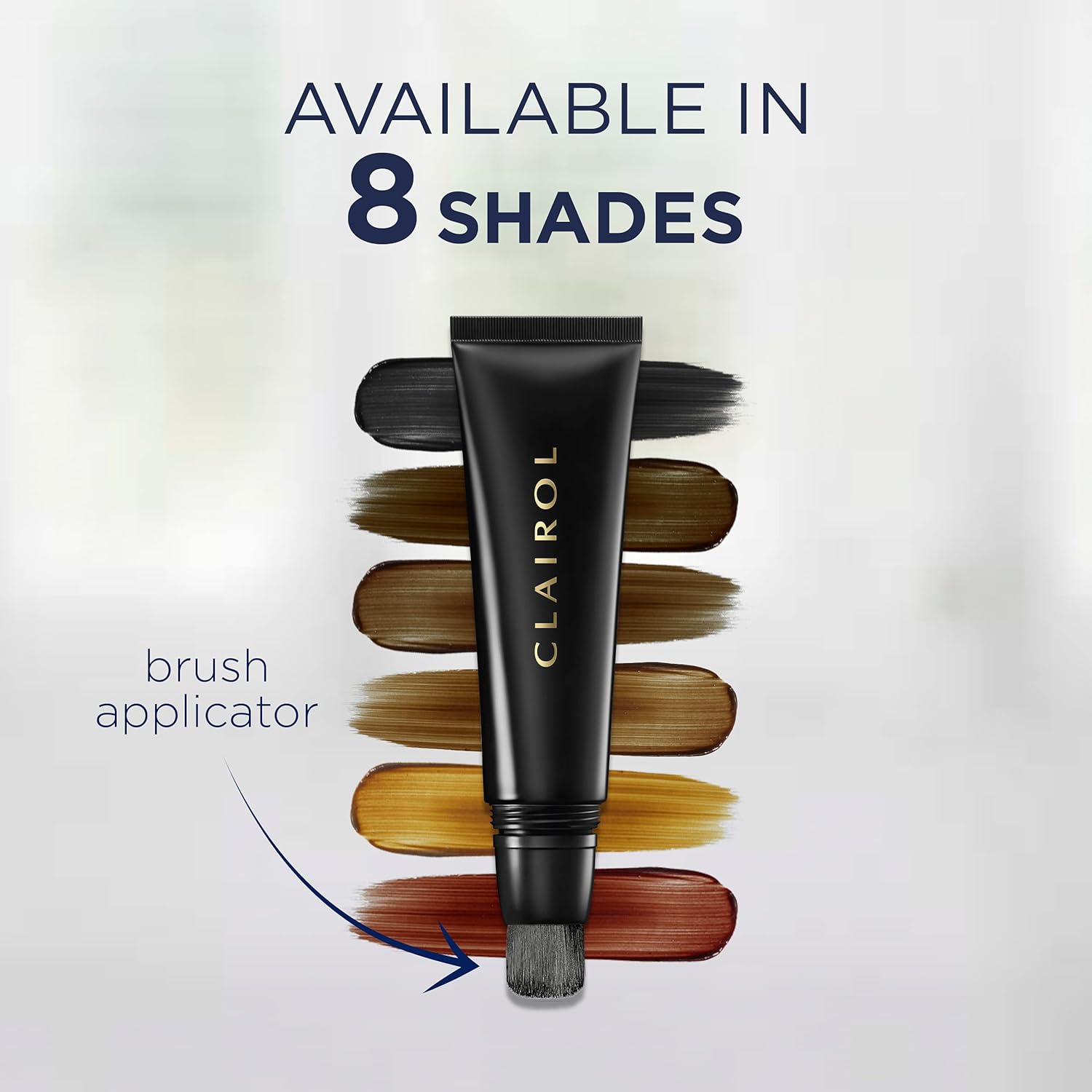 Clairol Root Touch-Up – Gel de mezcla de color semipermanente para el cabello, rojo caoba 5R, paquete de 2