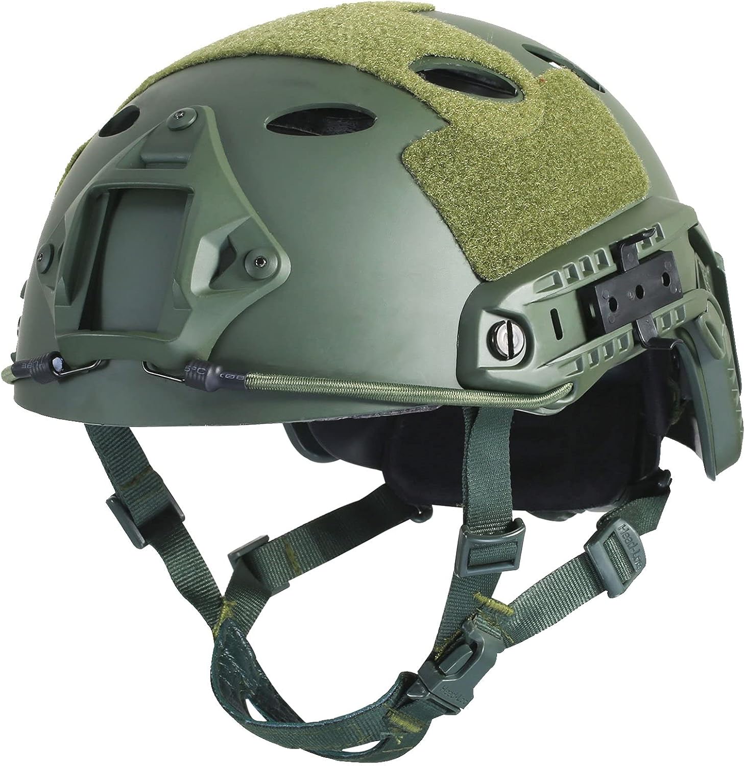 HYOUT Casco de salto de base rápida, estilo PJ Airsoft, casco táctico de los Estados Unidos para paintball, deportes al aire libre, caza, tiro