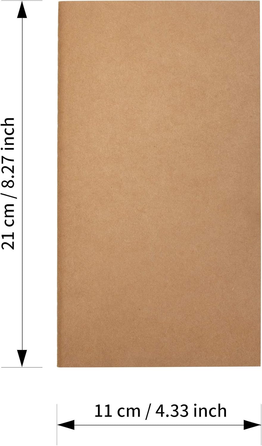Ancicraft Travelers – Juego de 3 accesorios de repuesto para cuadernos de papel en blanco A5 estándar para diarios de viaje de cuero, regalo