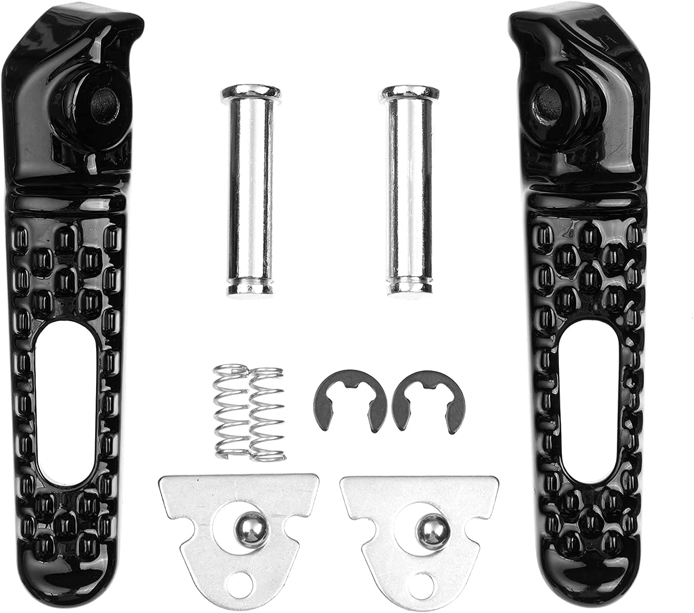 Reposapiés trasero Pedales Estriberas Juego de soportes para Honda CBR600RR 2007-2014 (parte trasera-3)