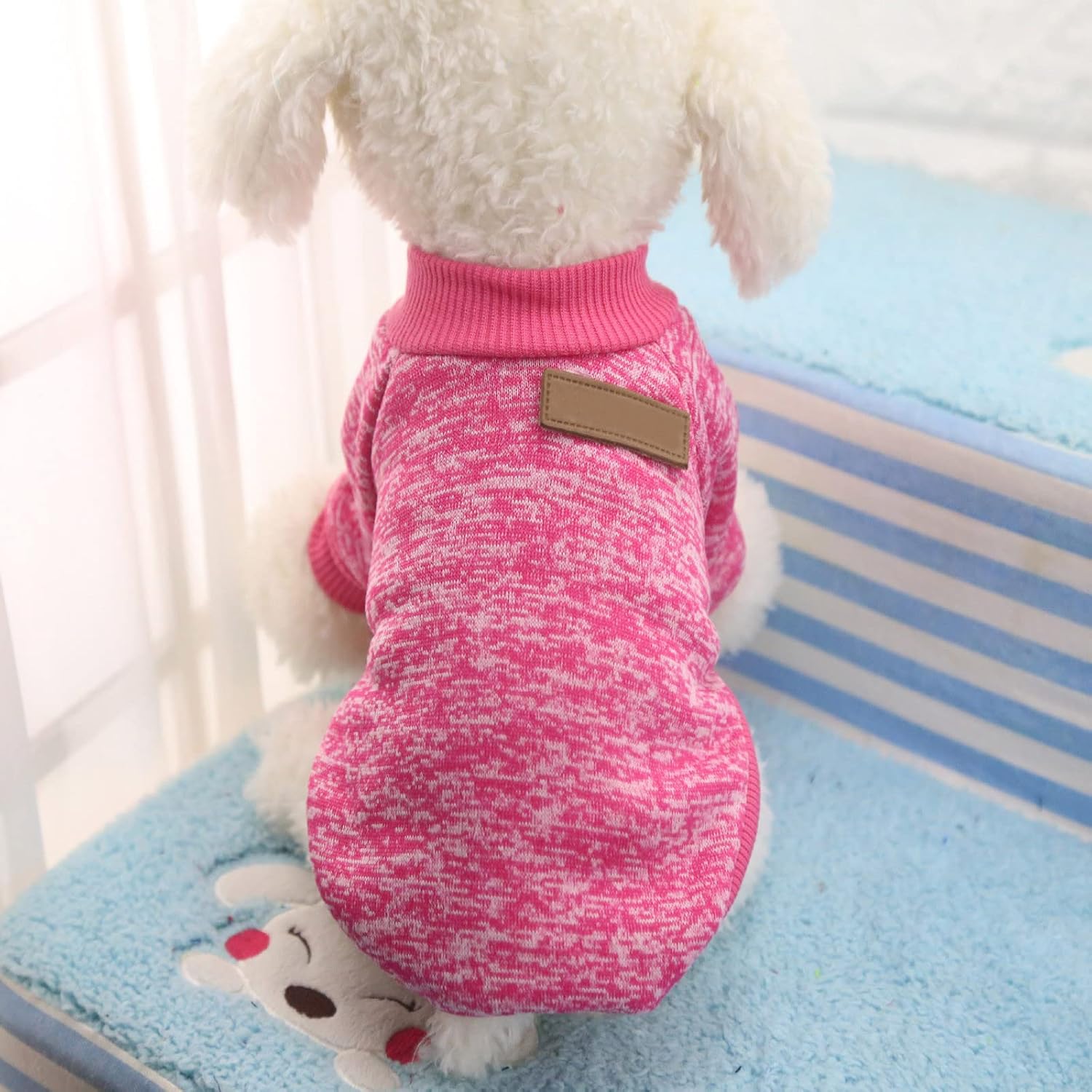 Suéter clásico cálido para mascotas, ropa para mascotas, ropa de punto, pijamas cálidas para perros pequeños, cachorros, sudadera de invierno para