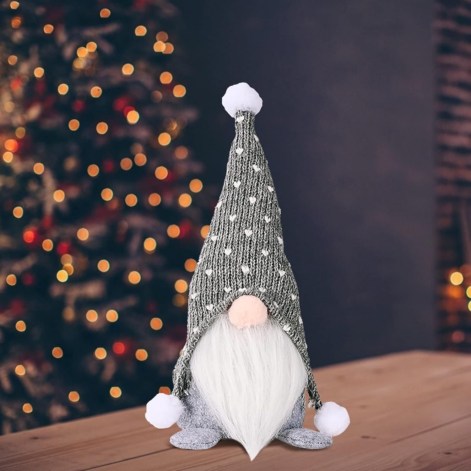 Gnomos de peluche de Navidad, decoración de felpa enana sin rostro, muñeca de peluche hecha a mano, gnomo de peluche enano, gnomo de Navidad, Papá