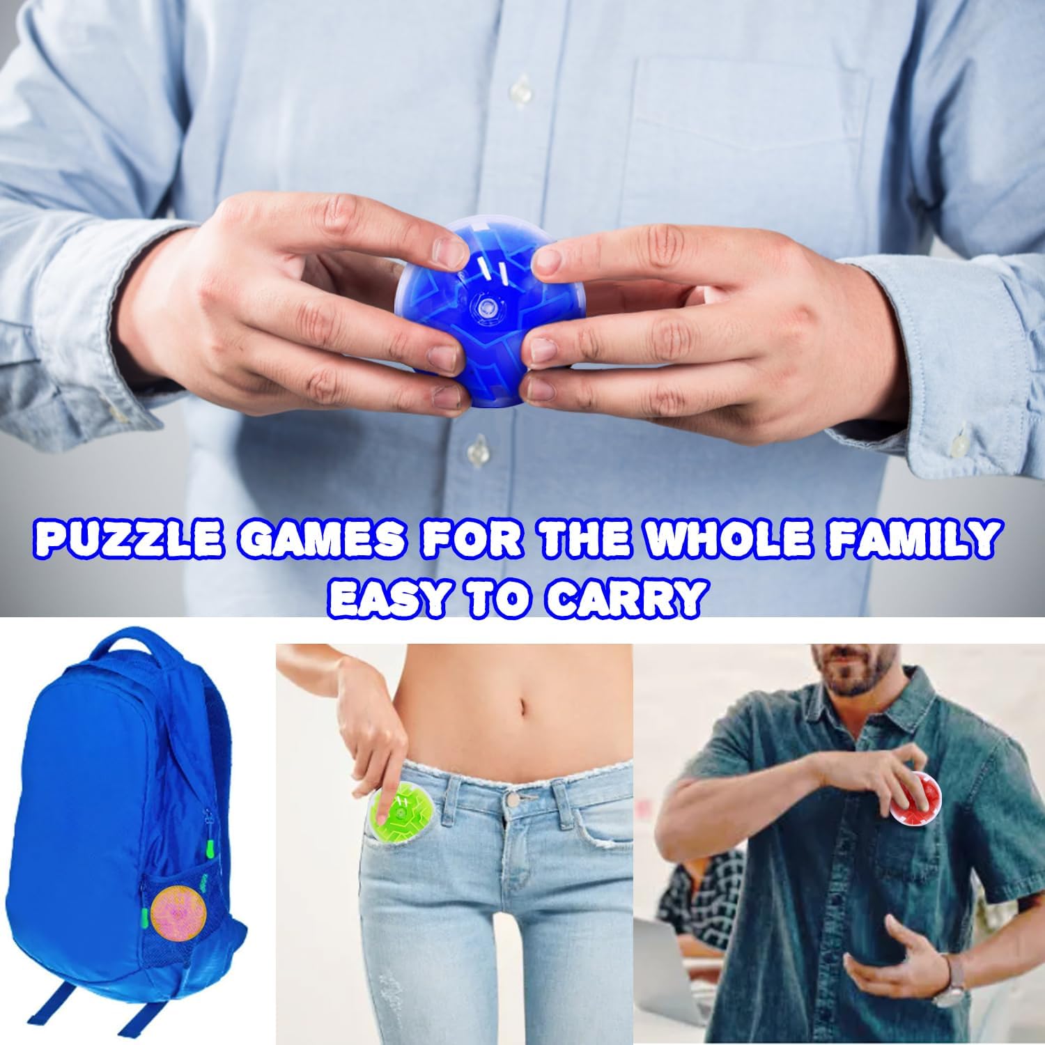 100 piezas de rompecabezas de bolas de rompecabezas a granel, mini bolas de laberinto 3D, rompecabezas, juegos, recuerdos de fiesta para niños de