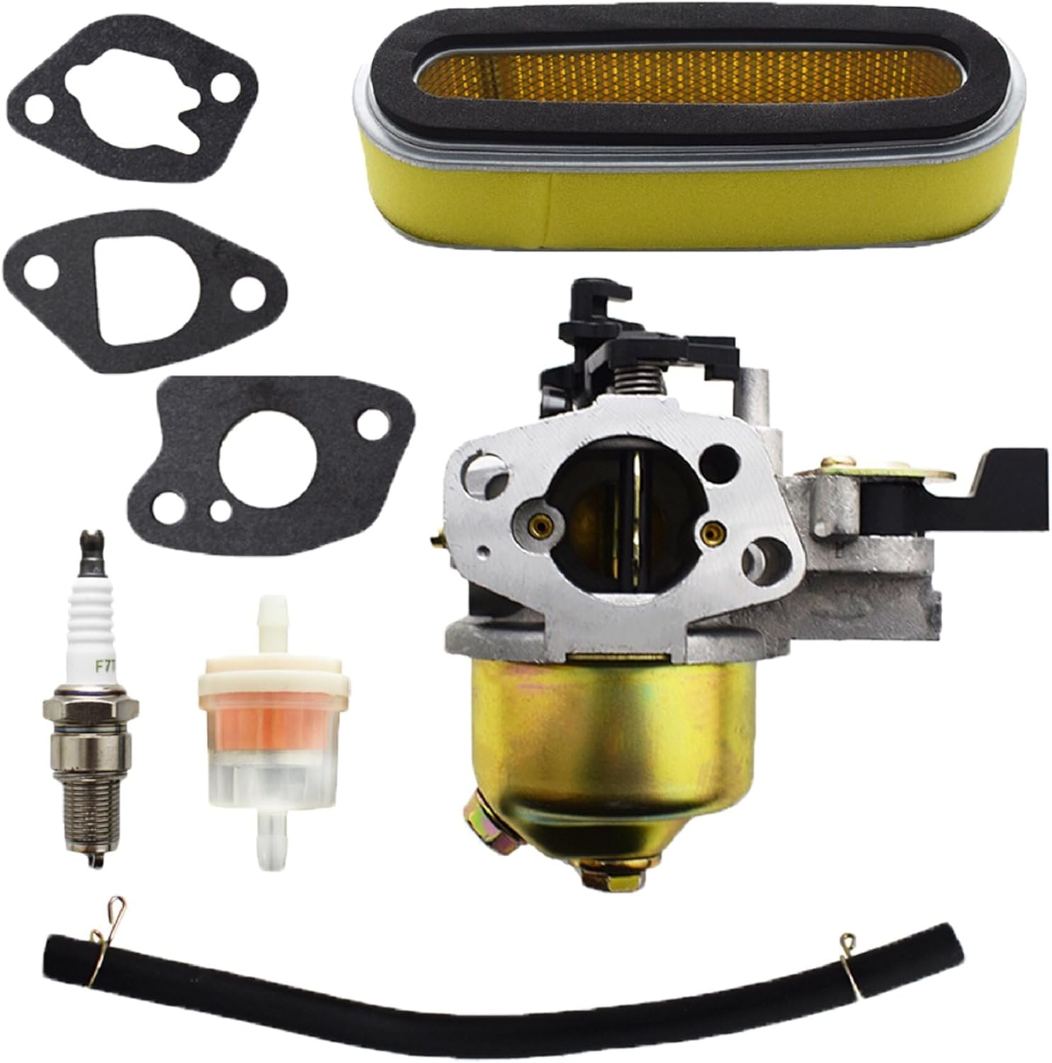 munirater Repuesto de carburador GXV120 para Honda HR214 HR215 HR194 HR195 HR214 HRA214 HR215 HR216 HRA216 HRC216 GXV120 GXV140 GXV16 0 Motor Motor