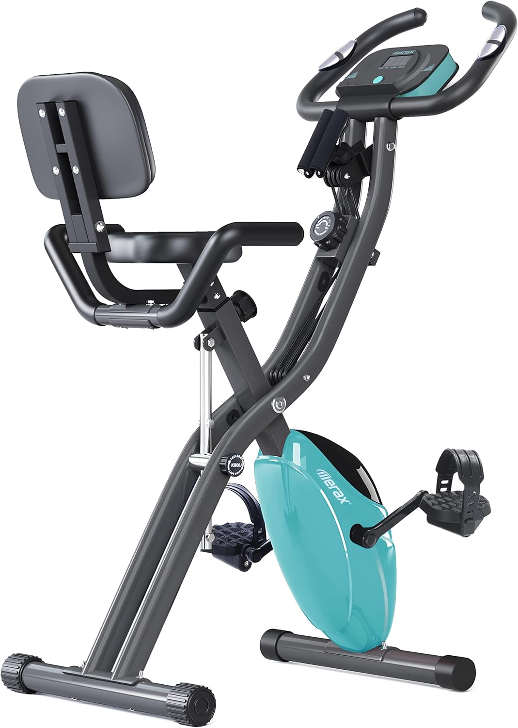 Bicicleta estática plegable para el hogar, bicicleta estática reclinada 3 en 1 para adultos, bicicleta de ciclismo interior, posición vertical de