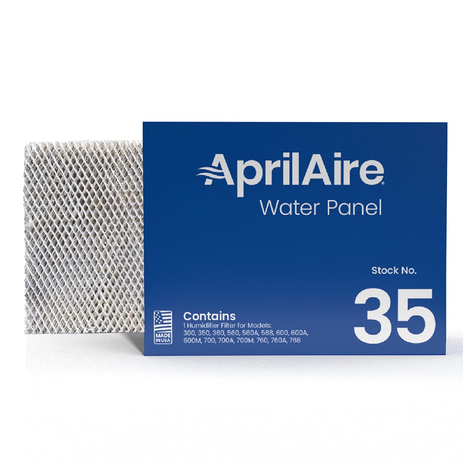Aprilaire 35 – Paneles de agua de reemplazo para modelos de humidificadores para toda la casa Aprilaire 350, 360, 560, 560A, 568, 600, 600A, 600M,