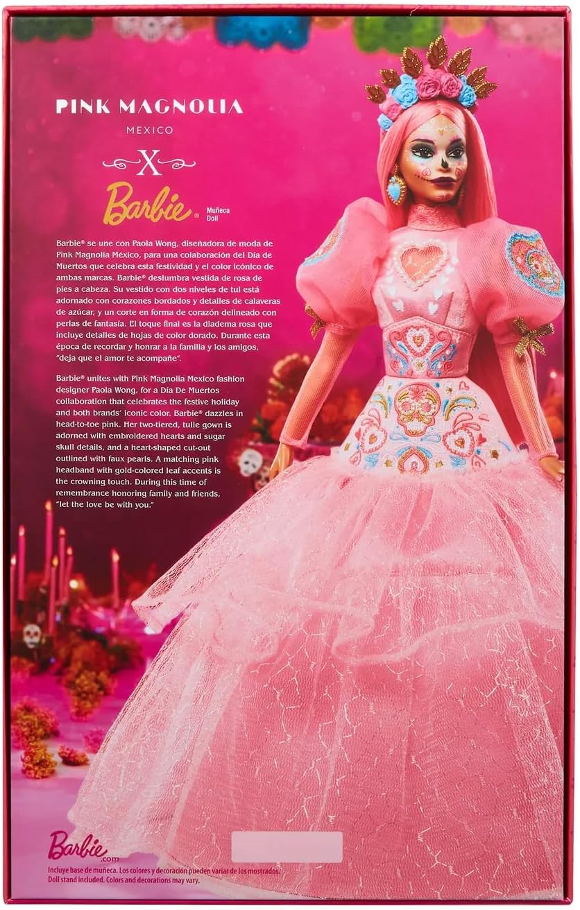 Barbie 2023 Día De Muertos x Muñeca Magnolia Rosa Edición Limitada, HJX16