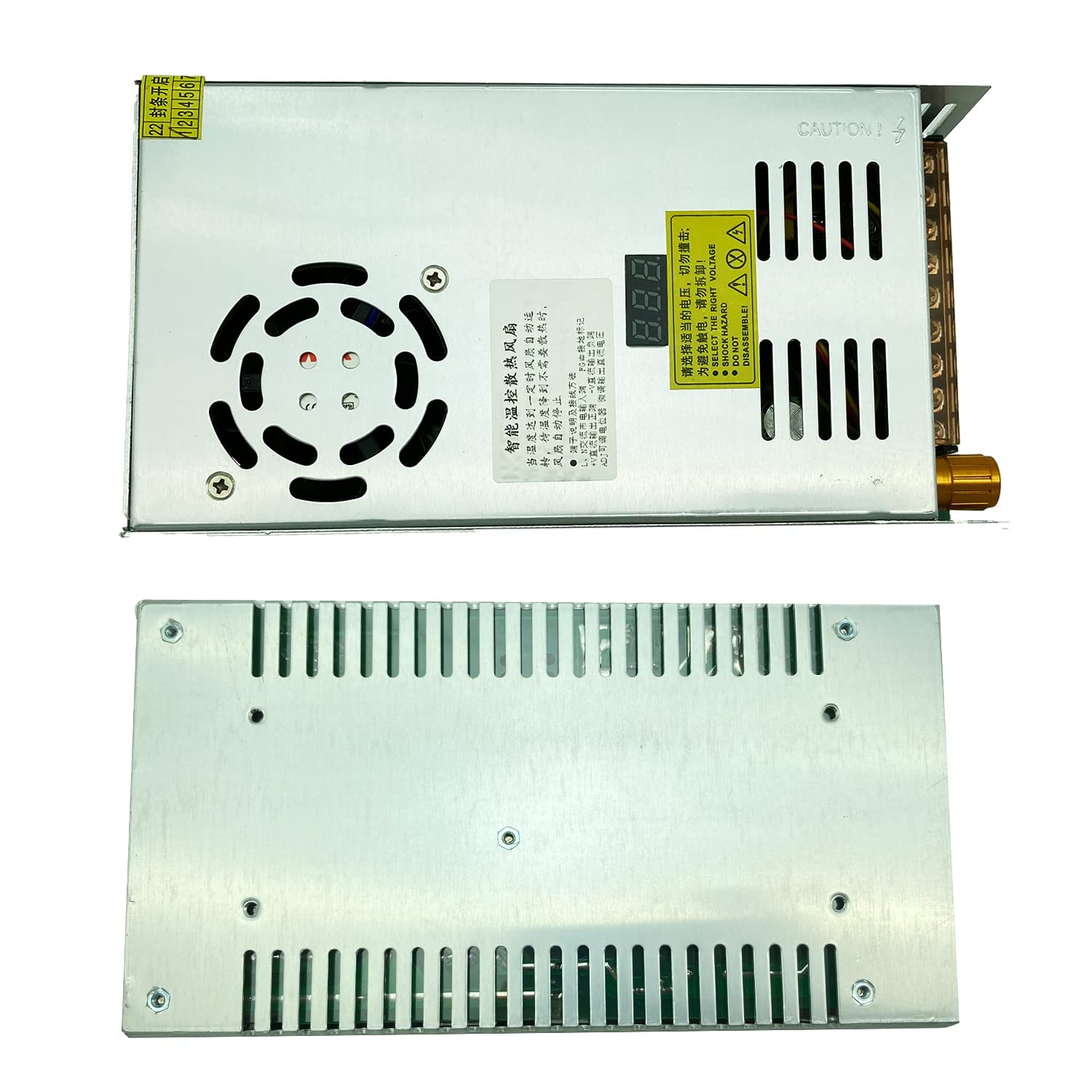 Transformer AC-DC 0-24V ajustable 20A480W pantalla digital de voltaje regulado DC fuente de alimentación de conmutación se adapta al motor de
