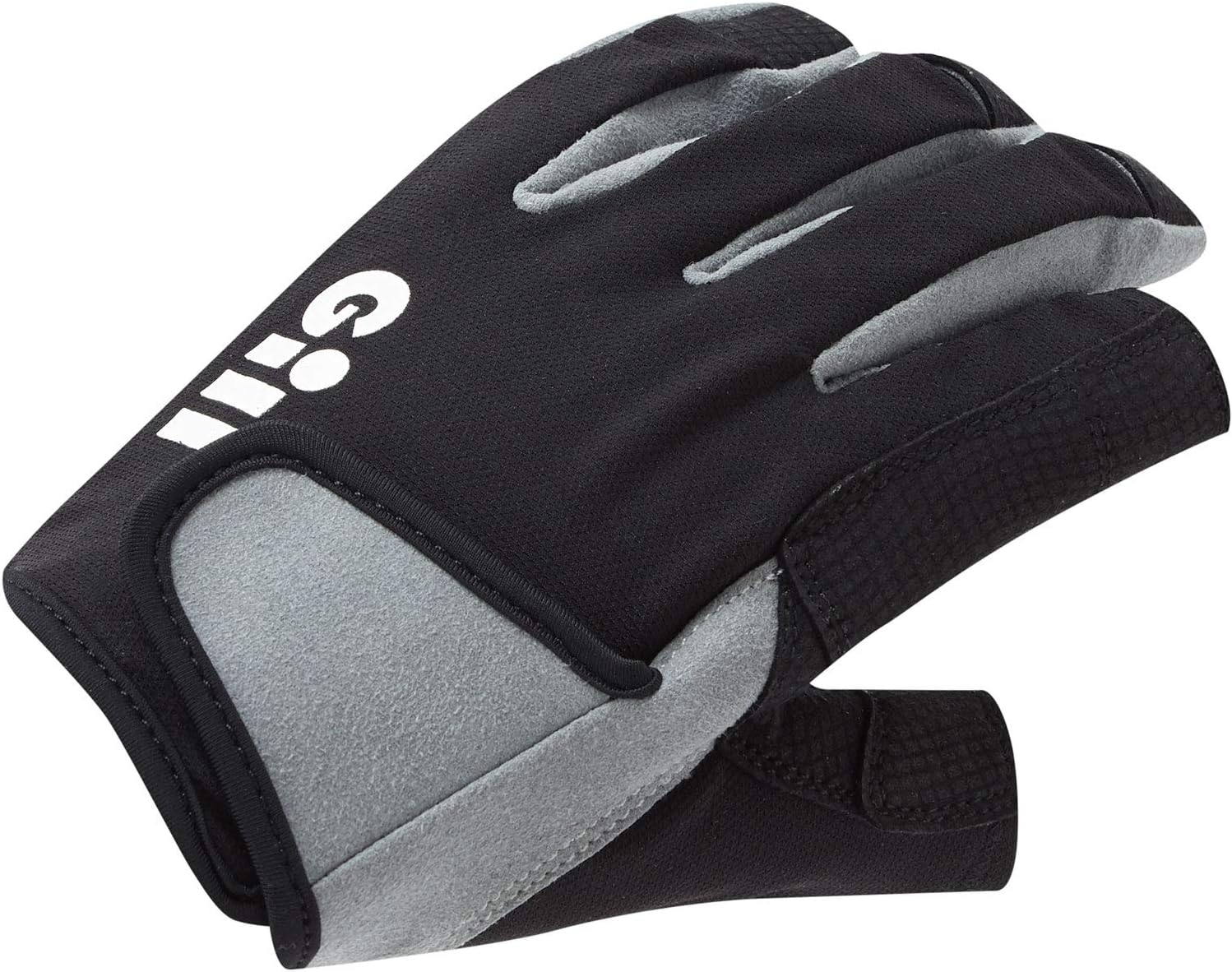 Gill Deckhand Guantes de vela  Dedos largos con dedos expuestos y pulgar  Protección solar UV 50+ y repelente al agua