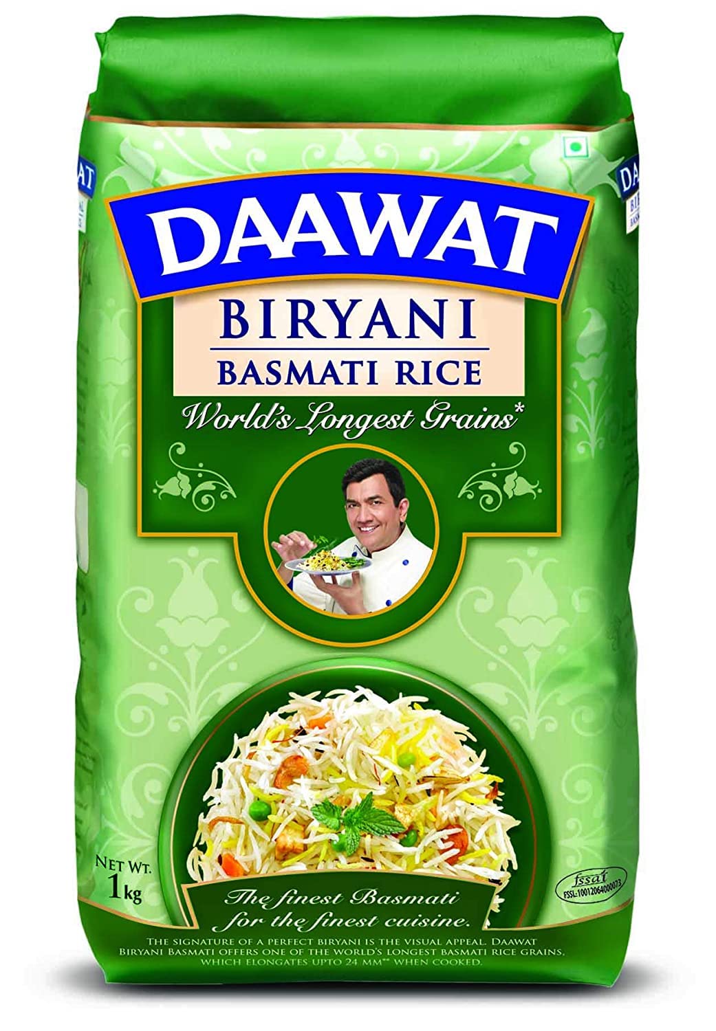 BBRATS Daawat Biryani Basmati Arroz, 2.2 lbs