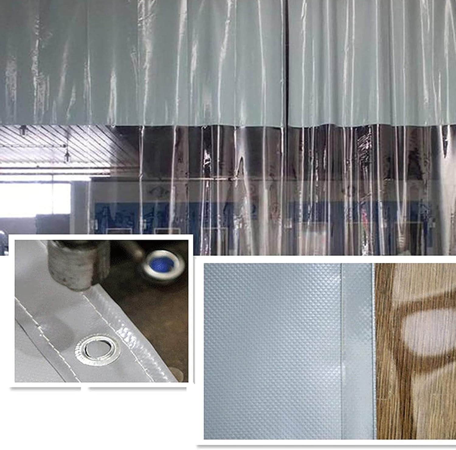Lonas laterales de lona para jardín al aire libre, 1 1.5 2 2.5 3 3.5 13.1 ft de ancho, paneles laterales transparentes para tienda, para eventos al