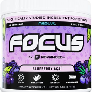 Advanced Fórmula de enfoque y concentración con NooLVL – Claridad mental y aumento de energía para juegos, trabajo y estudio, sin azúcar y apto para Advanced Fórmula de enfoque y concentración con NooLVL – Claridad mental y aumento de energía para juegos, trabajo y estudio, sin azúcar y apto para