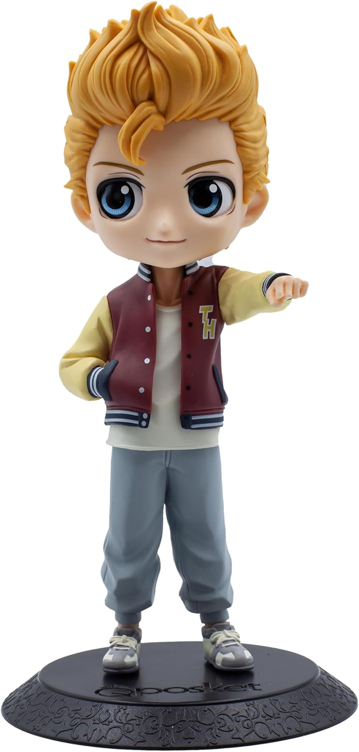 Banpresto – Tokyo Revengers – Takemichi Hanagaki – Ropa lisa Ver. (Ver. A), Figura de bandai Spirits Q posket