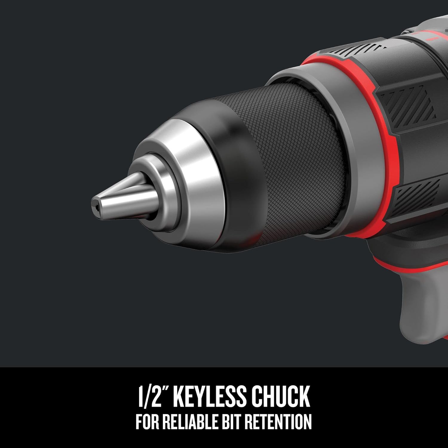 CRAFTSMAN V20 Kit de taladro de martillo, inalámbrico, 12 pulgada, 2 baterías y cargador incluidos (CMCD721D2)