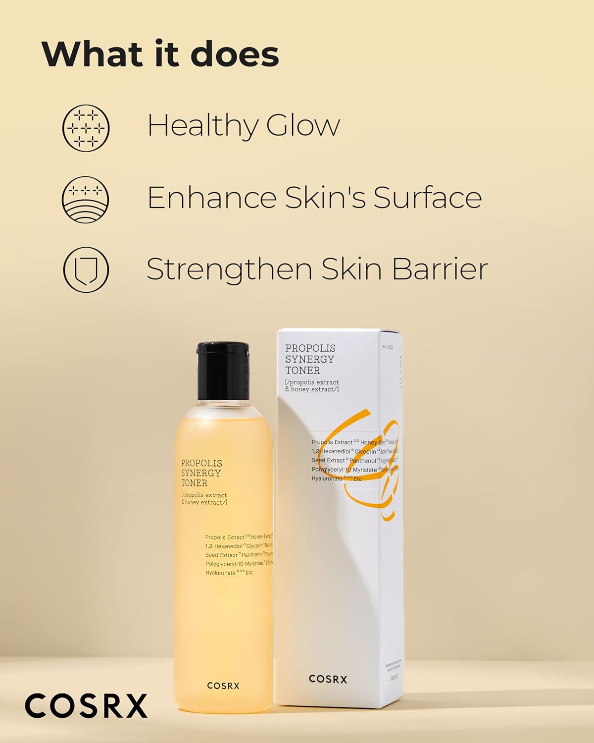 COSRX Honey Glow Ritual tóner de miel + suero duo, tóner coreano e hidratante para hidratación diaria, para todo tipo de piel, extracto de propóleo,