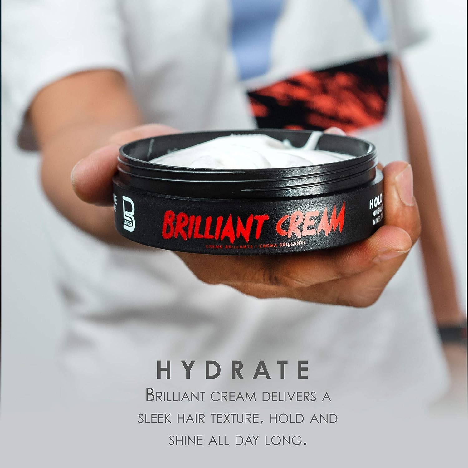 L3 Crema brillante de nivel 3  Mejora la textura y el brillo del cabello  Proporciona un aspecto natural de peinado hidrata tu cabello  Crema para