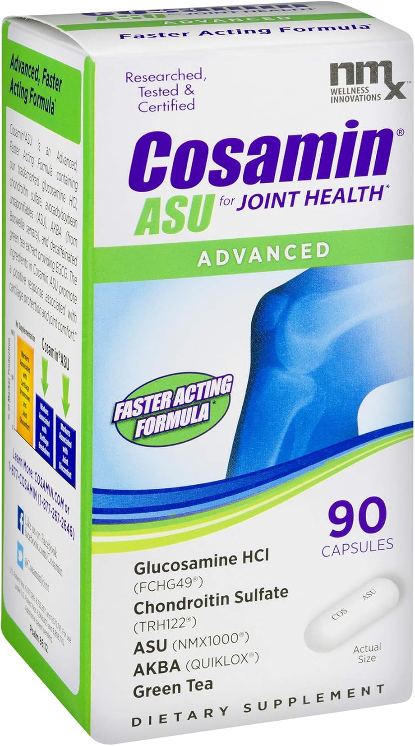 Cosamin Nutramax Cosamin ASU – Cápsulas de salud articular – 90 unidades, paquete de 2