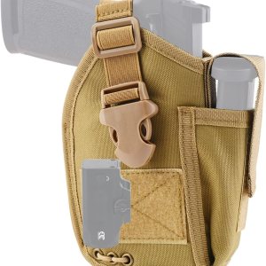 Funda compacta OWB para pistolas con linterna o láser, transporte diario para mano derecha, accesorios universales Funda compacta OWB para pistolas con linterna o láser, transporte diario para mano derecha, accesorios universales