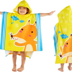 SYNPOS Toalla de baño para bebé, toalla de playa con capucha más gruesa para niños y niñas, toalla de baño con capucha más suave para piscina, SYNPOS Toalla de baño para bebé, toalla de playa con capucha más gruesa para niños y niñas, toalla de baño con capucha más suave para piscina,