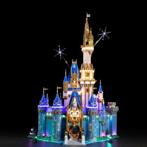 Kit de luces LED para Lego Disney Castle, versión mejorada de control de luz, juego de iluminación creativo, accesorios compatibles con Lego con Kit de luces LED para Lego Disney Castle, versión mejorada de control de luz, juego de iluminación creativo, accesorios compatibles con Lego con