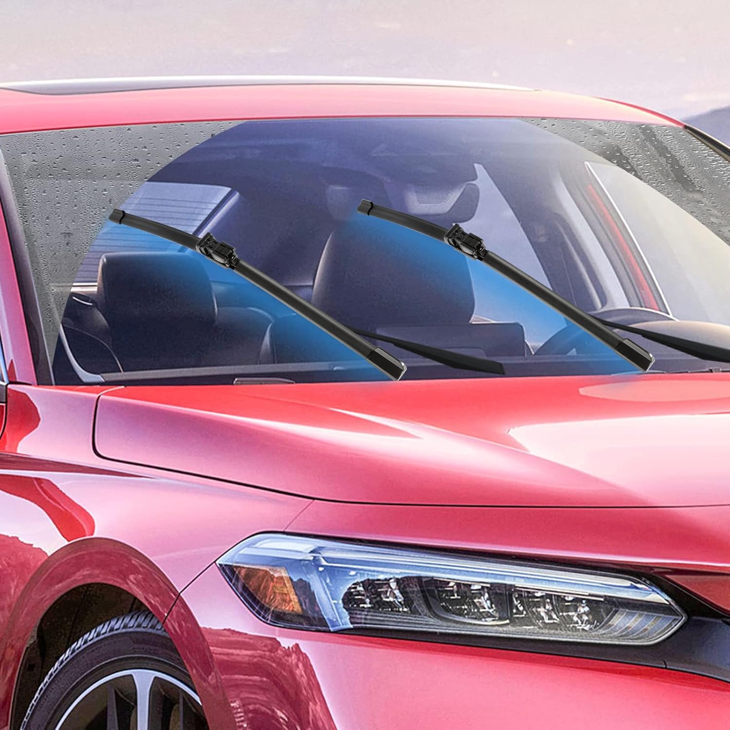 26 + 22 pulgadas compatible con VW Volkswagen Atlas 2018-2020 limpiaparabrisas delantero con repuesto de equipo original My Car (juego de 2)