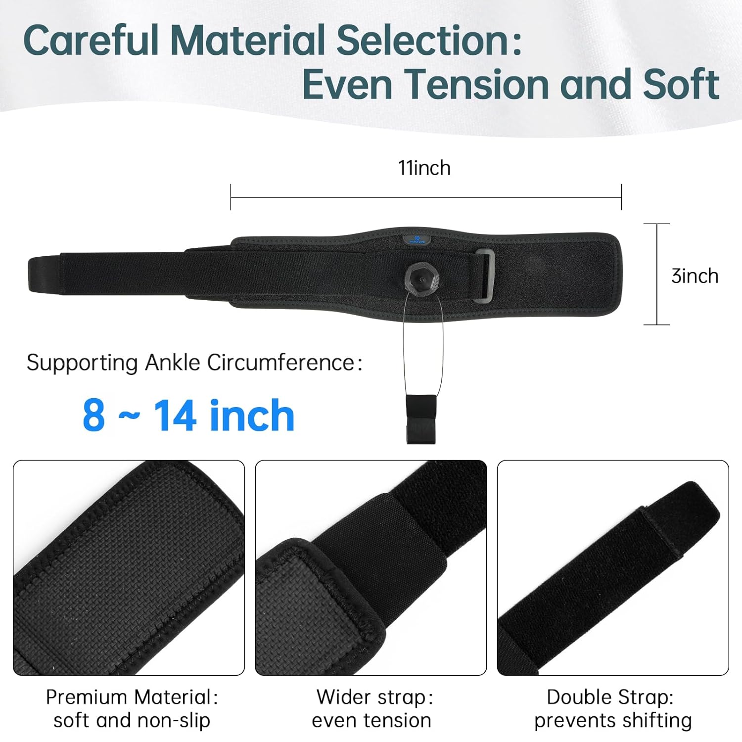 PRFCTLIFE AFO – Soporte de pie con asistencia de dorsiflexión de ajuste de carrete, soporte de pie para caminar con zapatos, soporte de tobillo para