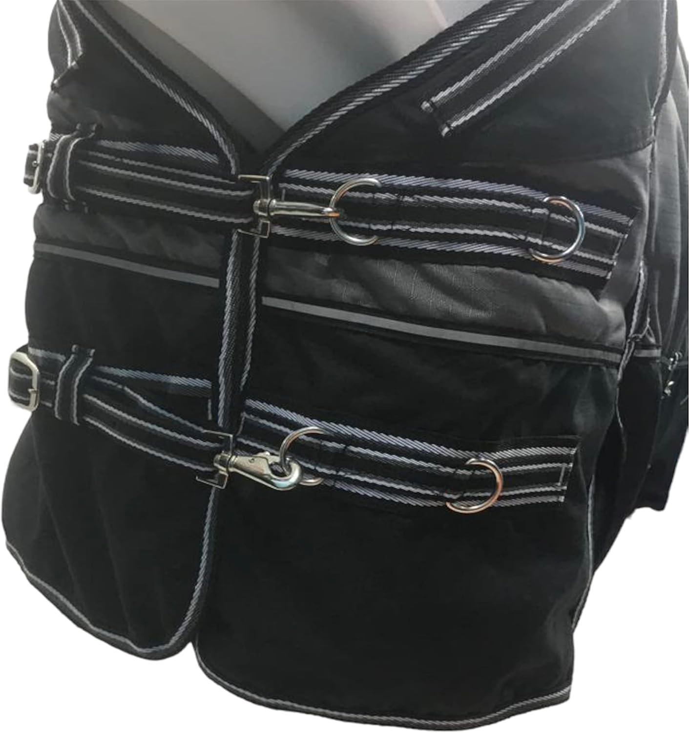Majestic Ally Manta de nailon Ripstop 600 D con cobertura impermeable, pesada, resistente a la lluvia y a la intemperie, para otoño o clima frío en