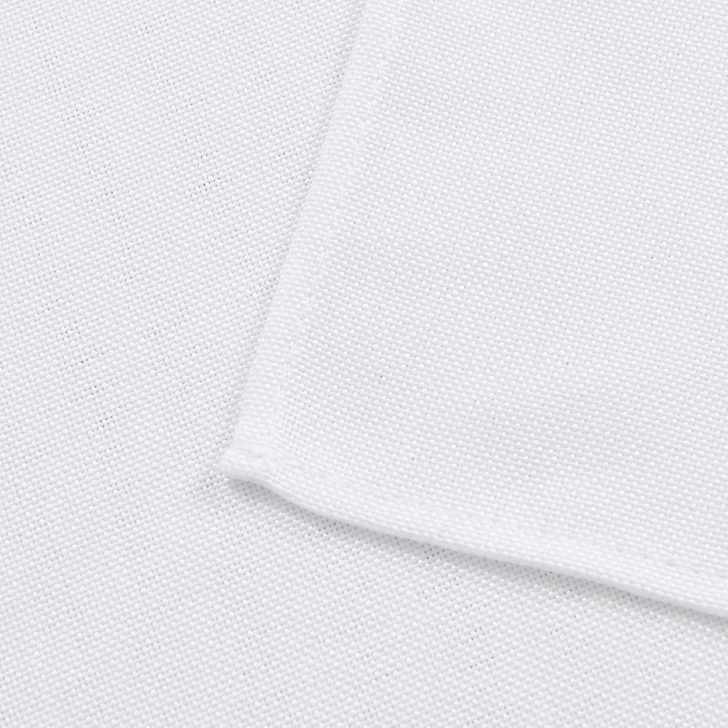 Hiasan – Mantel rectangular de lino sintético – Mantel lavable resistente a las arrugas y a las manchas, para mesa de cocina o comedor, para cenas y