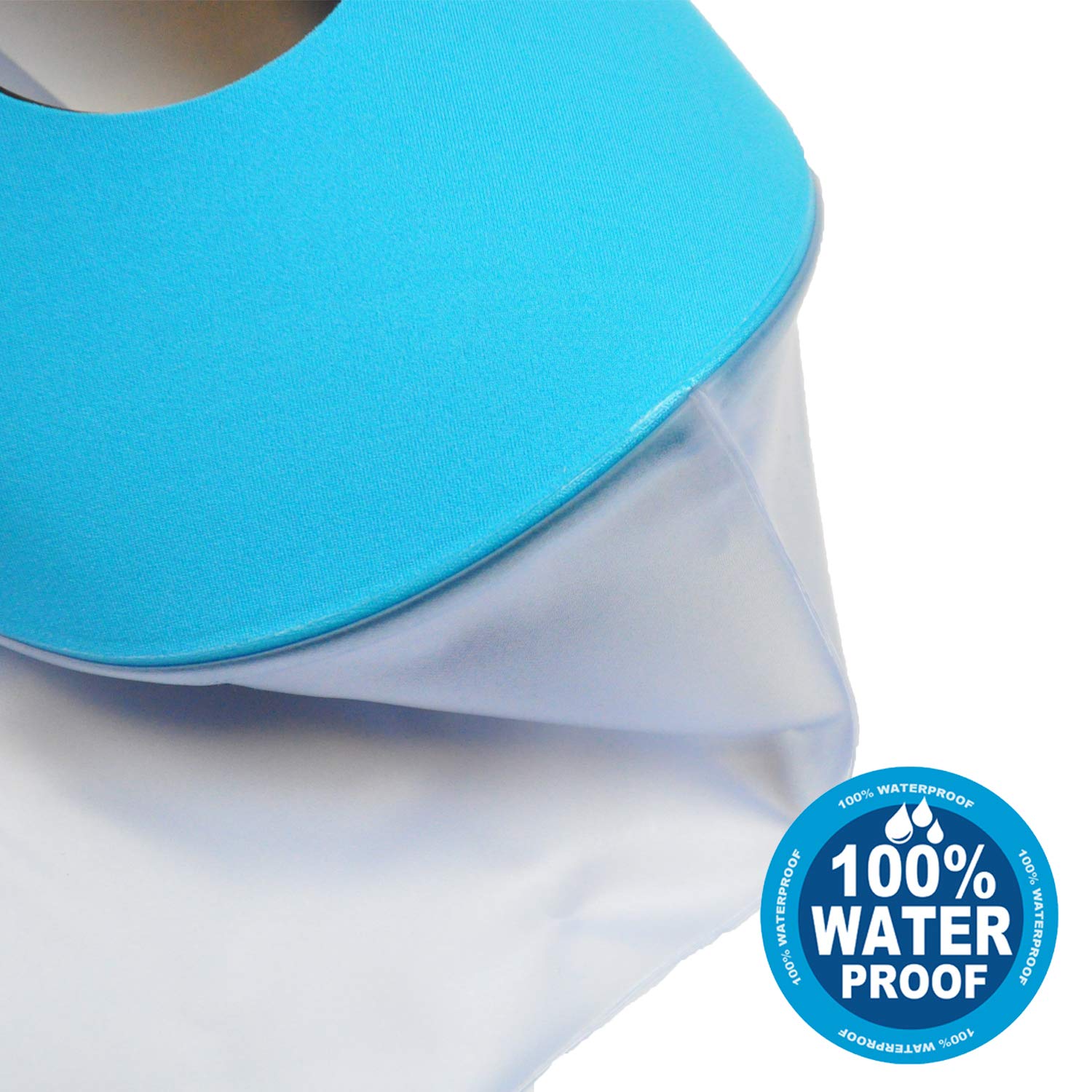 Fundas fundidas para patas de ducha para adultos, impermeables, protector de pierna completa, vendaje de ducha, ducha para heridas rotas, pierna
