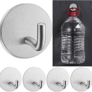 Gancho adhesivo de metal resistente, gancho autoadhesivo para toallas, fuerte adhesión, gancho para colgar baños, ganchos adhesivos de pared de Gancho adhesivo de metal resistente, gancho autoadhesivo para toallas, fuerte adhesión, gancho para colgar baños, ganchos adhesivos de pared de