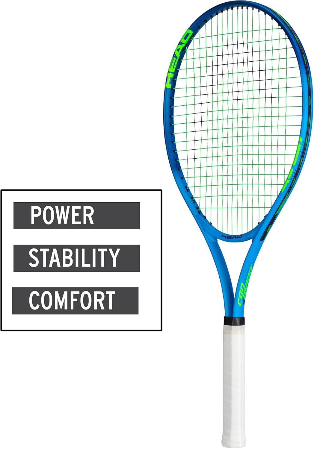 HEAD Ti. Conquest – Raqueta de tenis (27 pulgadas), color azul oscuro