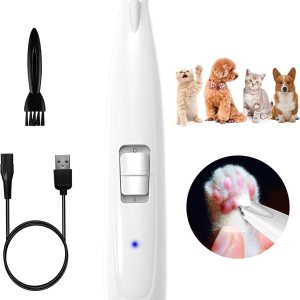 Cortadora eléctrica de pelo de pata de perro para gatos pequeños, cortapelos de Navidad, sin cable, mini cortapelos con luz, 2 velocidades, Cortadora eléctrica de pelo de pata de perro para gatos pequeños, cortapelos de Navidad, sin cable, mini cortapelos con luz, 2 velocidades,