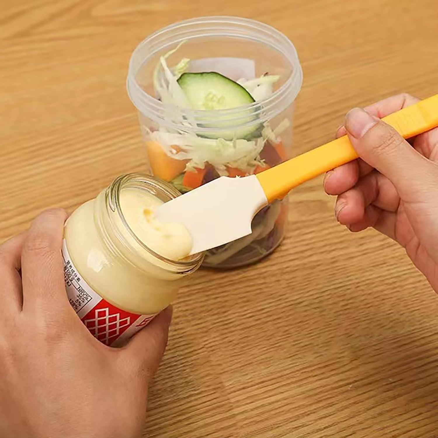 12 espátulas de silicona para esparcir mermeladas, raspador aplicador de mantequilla de maní, práctica espátula esparcidora de miel, espátula