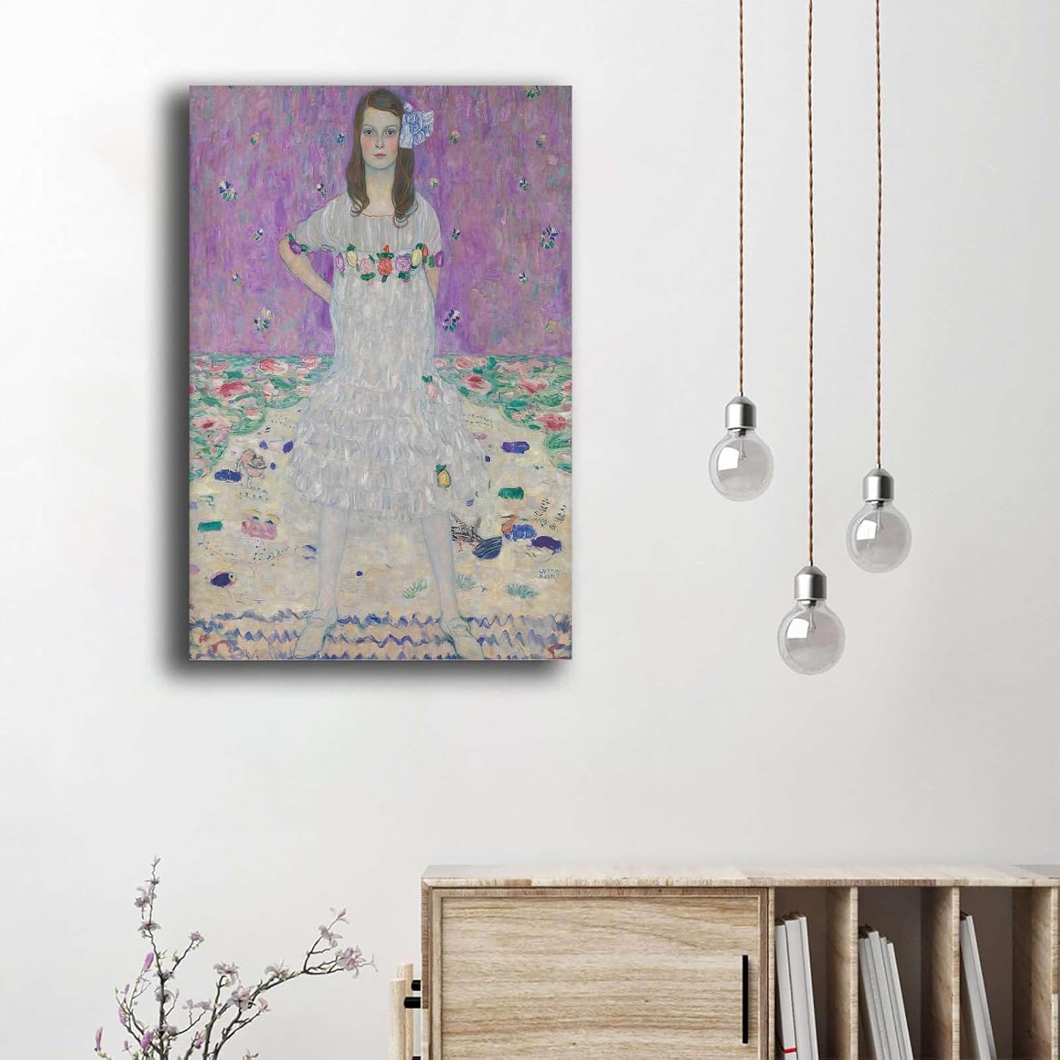 Cuadros de pintura en lienzo, Gustav Klimt Mada Primavesi (1912), galería, pintura rosa, póster fotográfico, arte de pared, dormitorio, cocina,