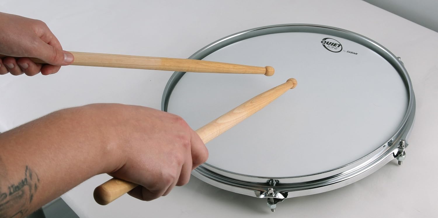 Sabian Platillo de choque clásico de tono silencioso (QT-14SD)