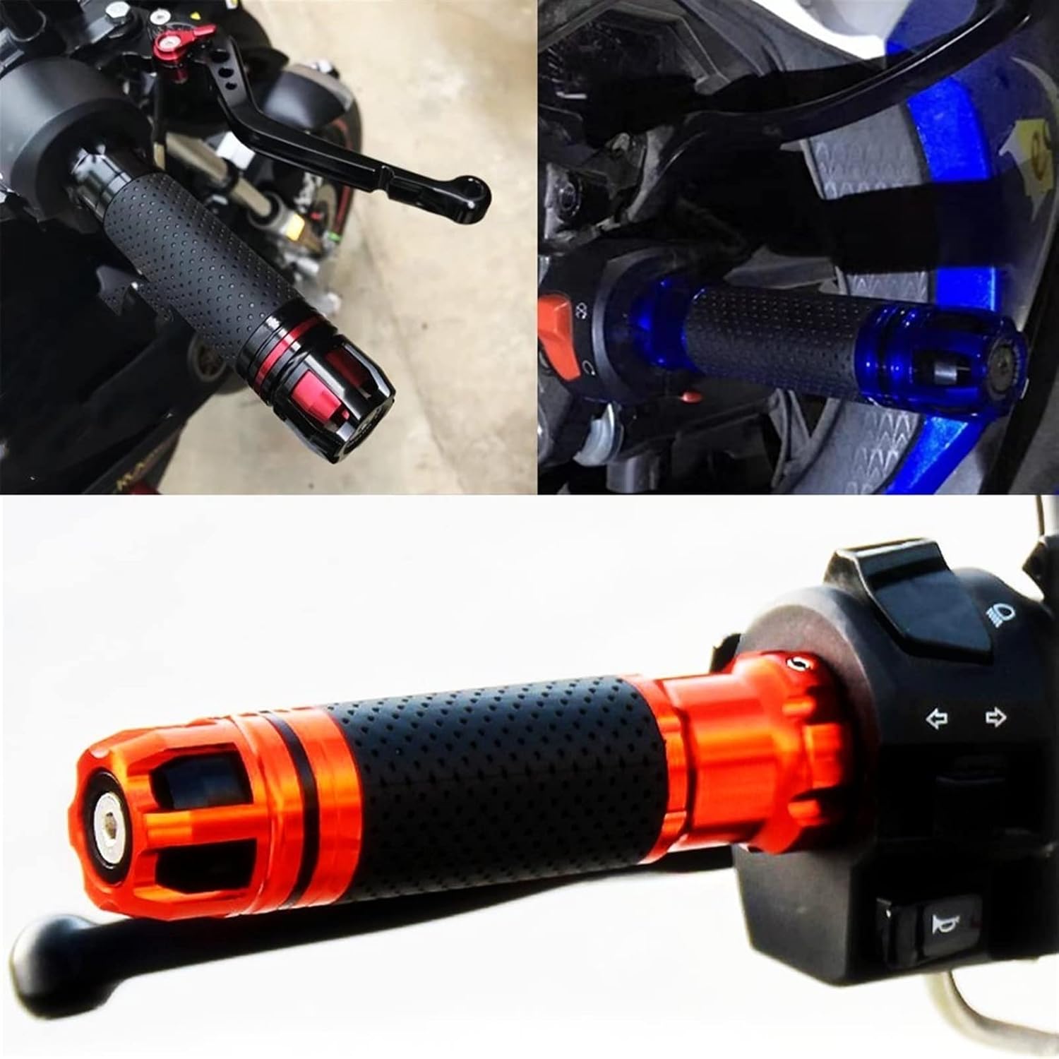 Mango cómodo 0.866 in motocicleta accesorios Grips Racing manillar mano agarre para FZ6 FAZER FZ6R FZ8 XJ6 XSR 700 XSR 900 TDM 900